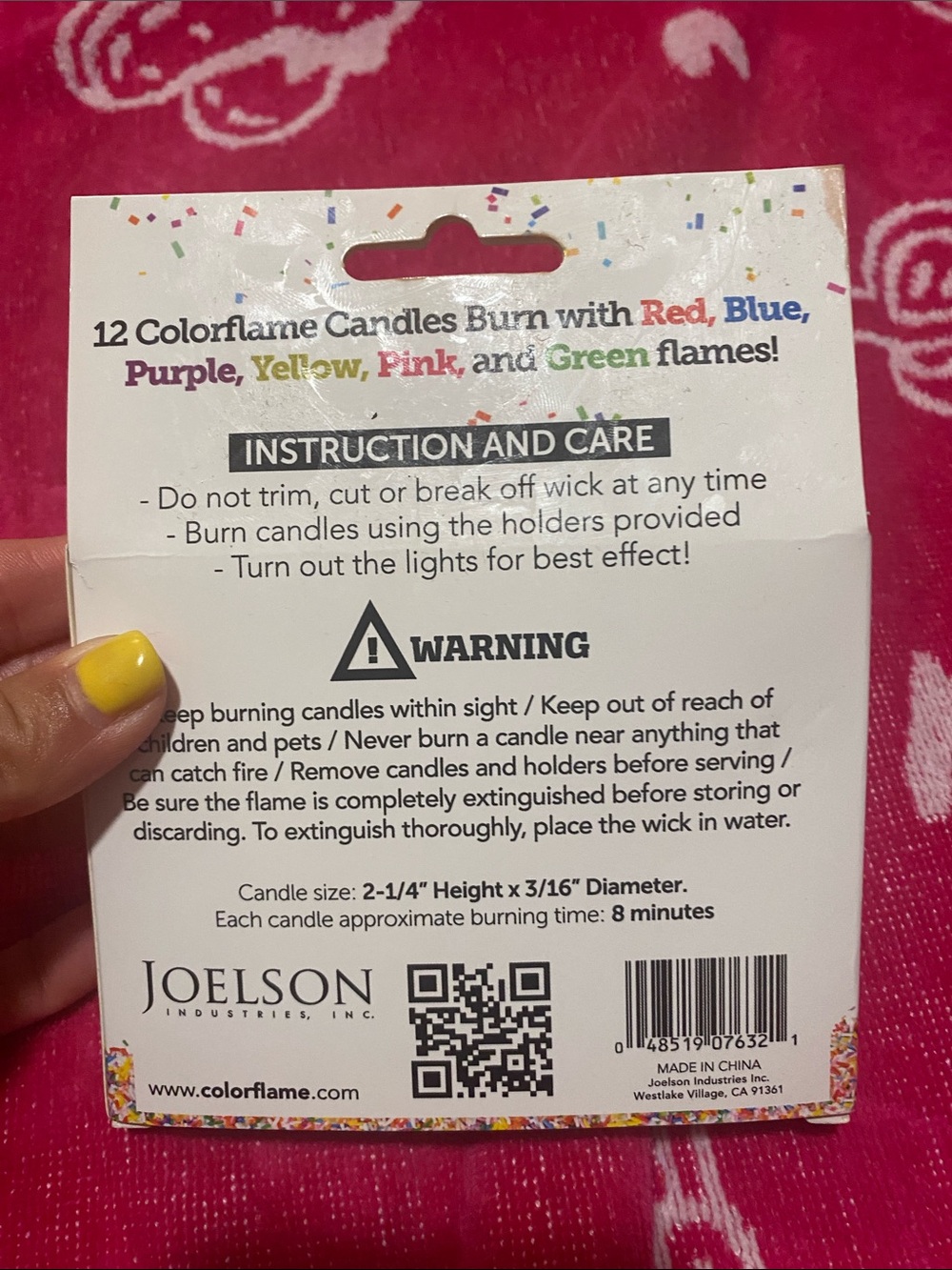 Color flame candles - Picture 2 of 2